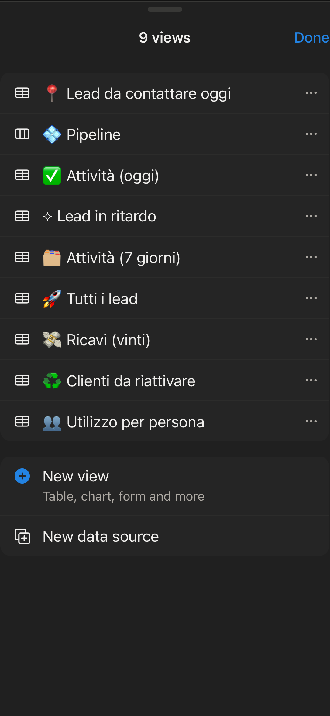 Follow-up Machine (Notion) — CRM per freelance